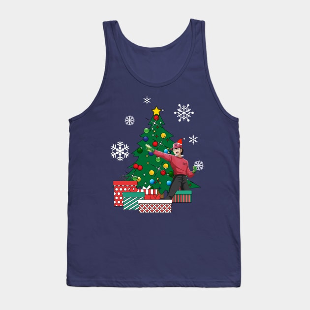 Genzo Wakabayashi Around The Christmas Tree Captain Tsubasa Tank Top by Nova5